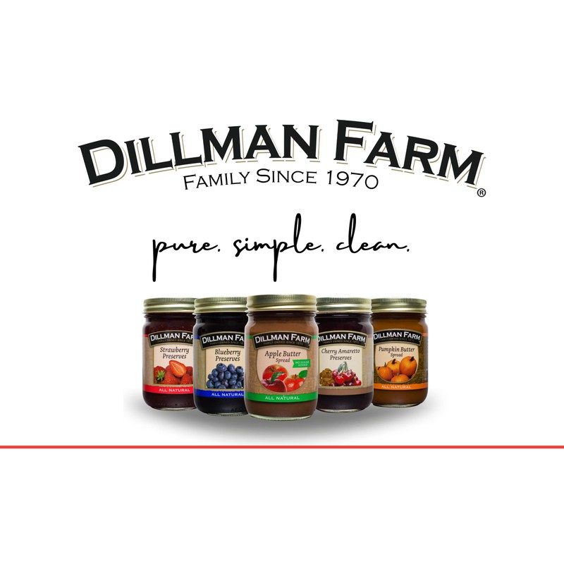 Dillman Farm No Sugar Added Apple Butter - All Natural,