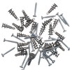 AF4F Plasterboard Fixings 200 Pcs (100 Drivas, 100 Screws) Self-Drill