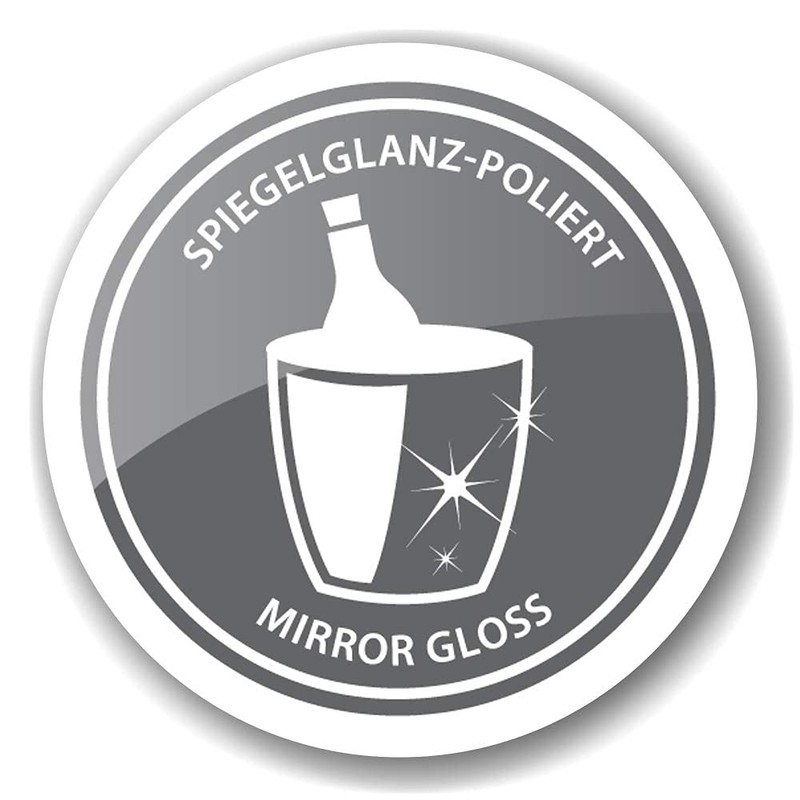 EDZARD Candlestick Agadir, height 5,9 in, stainless steel