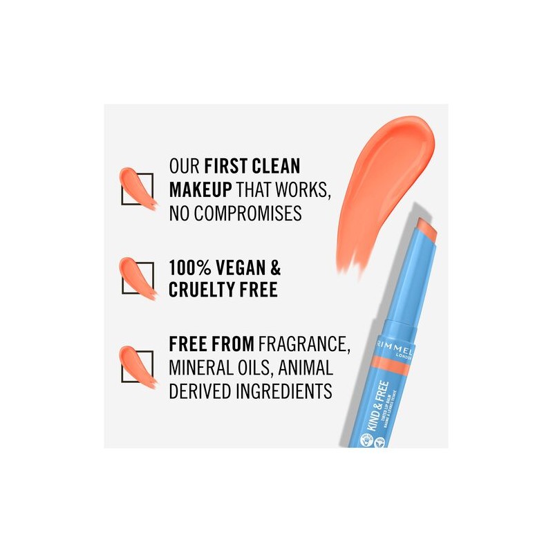 Rimmel Kind & Free Tinted Lip Balm Tropical Spark