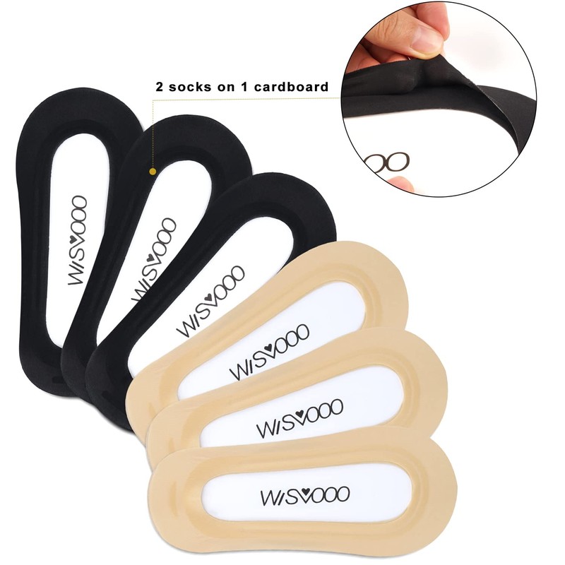 No Show Socks Women Nylon Low Non-Slip Thin Liner Socks