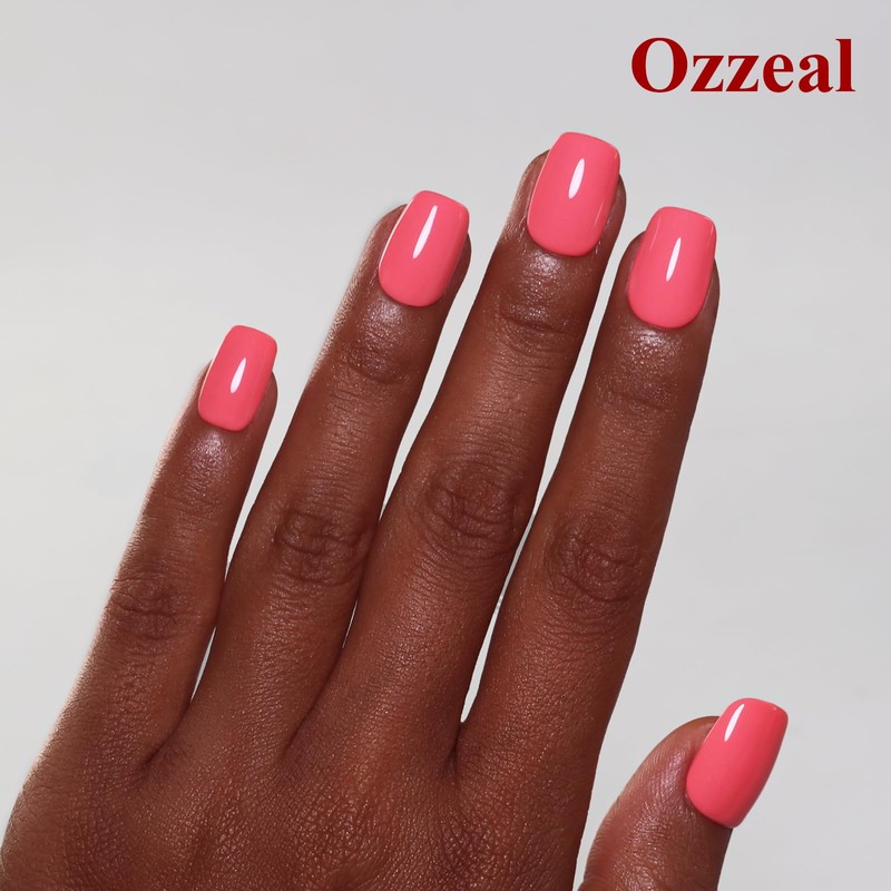 Ozzeal Gel Polish, 0.5 Fl Oz Pink Peach Nail Gel