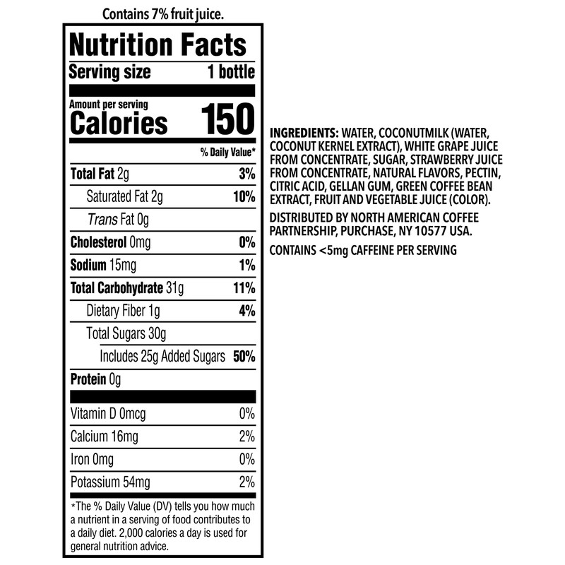 Starbucks Pink Drink, Strawberry Acai with Coconut Milk, 14oz Bottles