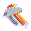 9Pcs Hex Wrench Star Colourful Long Arm Metal Key Tool