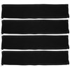 4Pcs Cord Organizer Management Sleeve Cable Cover with Zipper Protective