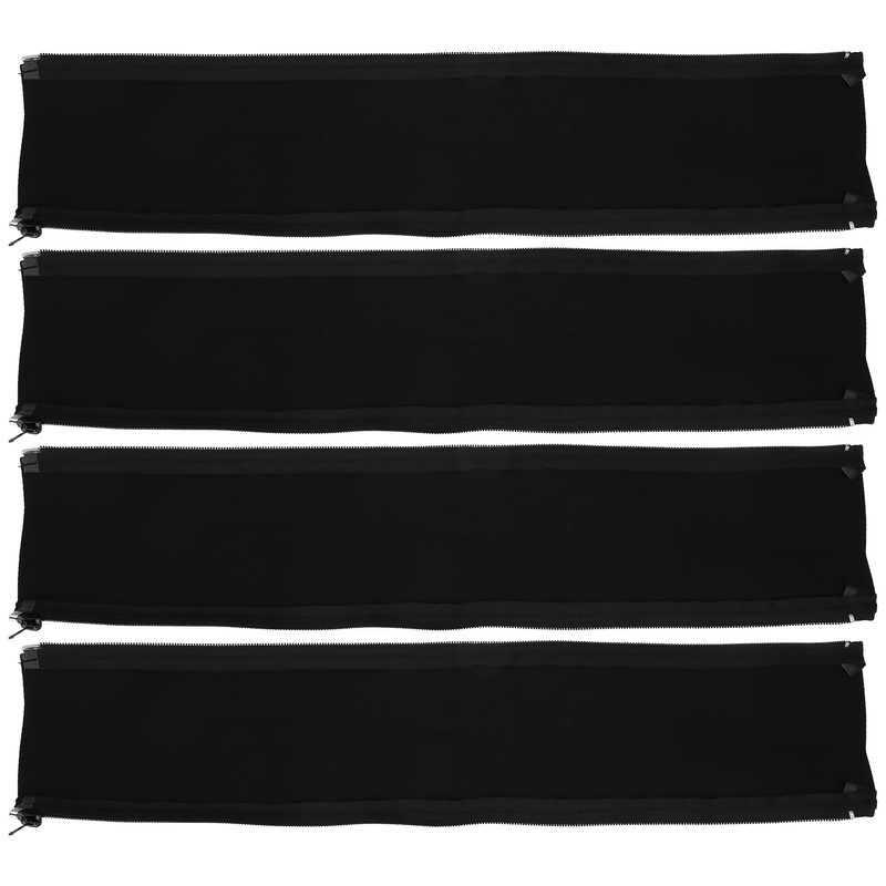 4Pcs Cord Organizer Management Sleeve Cable Cover with Zipper Protective