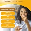Lovita Lecithin, 1000mg per Softgel, 35% Phosphatidyl Choline | Lactation,