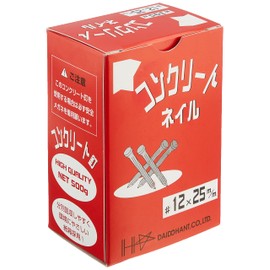 Daido Hunt 21040 Concrete Nail (17.6 oz (500 g) #12x25mm