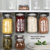 2 Pcs Mason Jar Organizer Space Saving Aluminum Alloy Kitchen