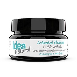 Blanqueador Dental Carbón Activado - 100% NATURAL - No OGM, Elimina Manchas y Placa (20g)