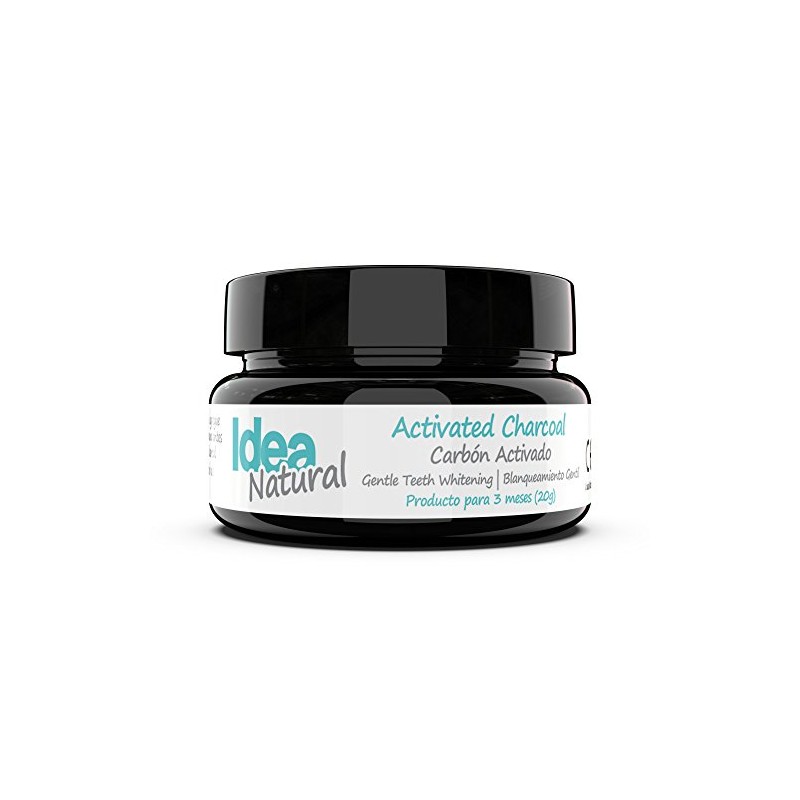 Blanqueador Dental Carbón Activado - 100% NATURAL - No OGM,