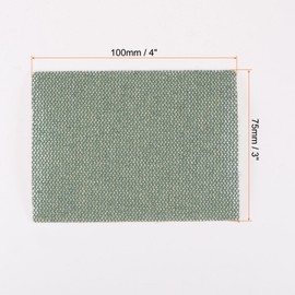 HARFINGTON 10pcs 80 Grits Mesh Sanding Screen Sheets 3" x 4" Wet or Dry Sandpaper Dust Free Abrasive Pads for Car Wood Drywall Metal Polishing & Grinding