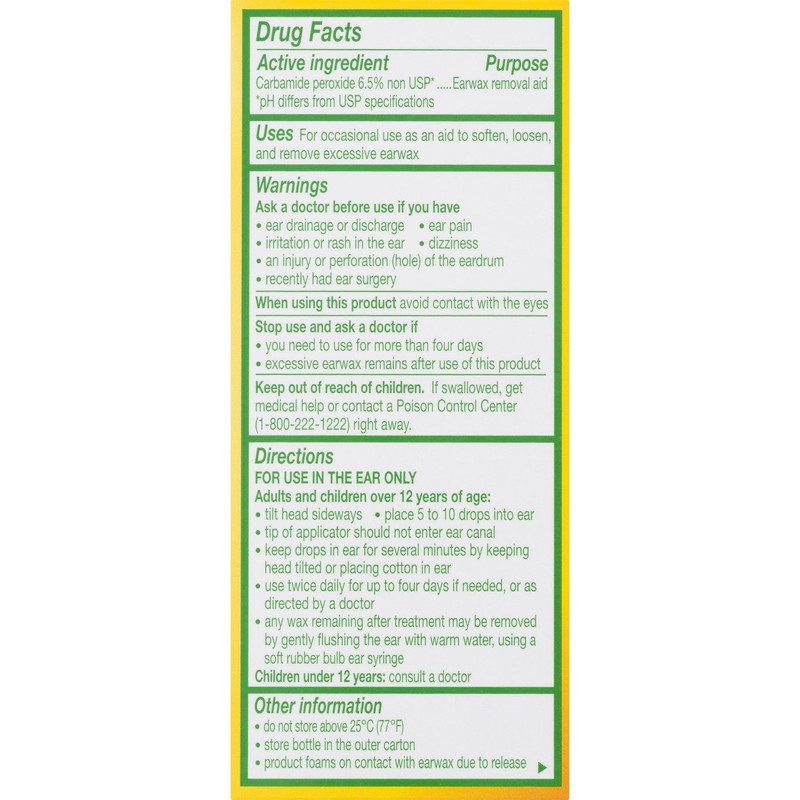 Debrox Earwax Removal Aid, 0.5 oz Earwax Removal Drops |