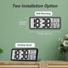Digital LCD Atomic Desktop Clock, 7.8" Screen with Time, Date,