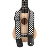 Guitar Shoulder Strap, Black and White Pattern Adjustable Guitar Shoulder