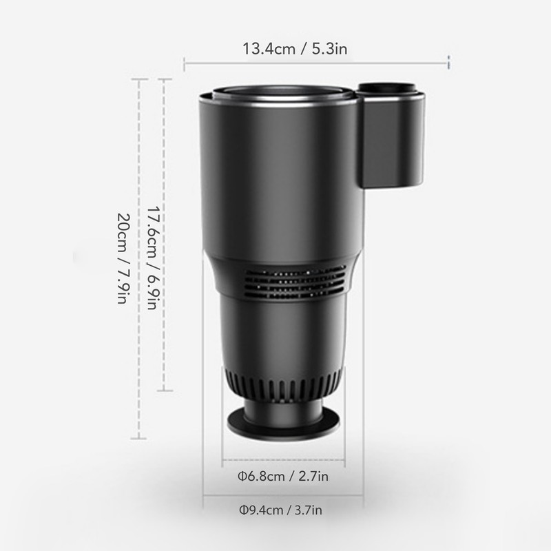 Car Cup Cooler Warmer Portable Smart Heating Cooling Cup Perfect