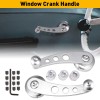 Sliver Billet Aluminum 4 1/4 Window Crank Handle For Hot