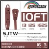 HONDERSON 3-Outlets Flat Plug Extension Cord Outlet Extender, UL Certified,
