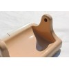Sun Vintage Suntan Peach Tan Ceramic Toilet Paper Holder Bathroom