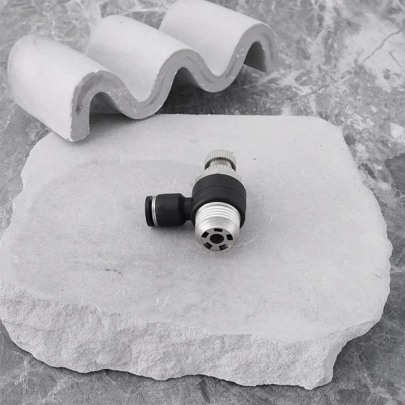 Briny River 2pcs Air Flow Control Valve Connector Push in