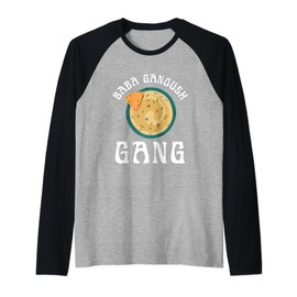 Baba Ganoush Middle Eastern Eggplant Raglan Baseball Tee