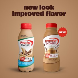 Premier Protein Shake, Café Latte, 30g Protein, No Added Sugar, 24 Vitamins & Minerals to Support Immune Health, 11.5 fl oz, 6 Pack (Packaging May Vary)