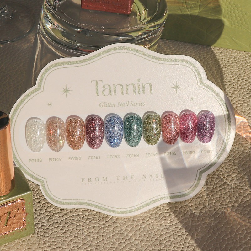 classic nail From the Nail Tannin Glitter Gel + 30