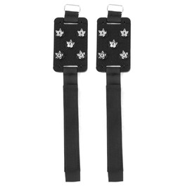 Enwye 2 Pcs Crampons,Upgraded Mid-Sole Microspikes-Easily Ice Grips for Shoes and Boots Snow Grips Ice Traction Cleat for Walking Indoor/Outdoor