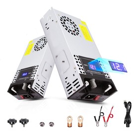 DIY Version AC to DC Converter 12V 30A 360W Power Supply,Universal SMPS 110V/120V/220V AC to DC Converter Power Supply Transformer Driver Adapter for CCTV,RV,Pump,LED Strip(DC12V-30A-360W)