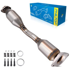 PHILTOP Rear Direct-Fit Catalytic Converter Kit W/Gasket Compatible with Nissan 2007 2008 2009 2010 2011 Versa, 2012 Versa 1.8L Replace# 53794, 642226(EPA Compliant)