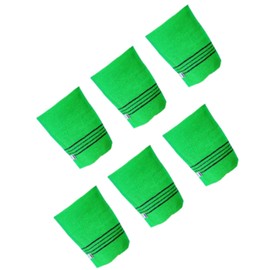 Heizi Korean Scrubbing Mittens, Exfoliating Face, Soles, Bath, Sauna, Half Body Bathing Goods, Set of 6