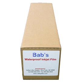Premium Waterproof Inkjet Film For Positives 36" x 100' Roll