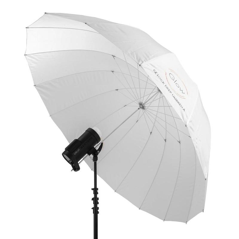 Glow Easy Lock X-Large Deep Translucent Fiberglass Umbrella (65")