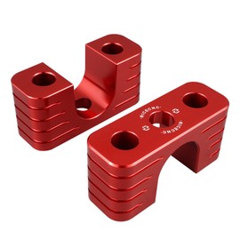 NICECNC Rear Sway Bar Bracket Compatible with CAN AM Maverick X3 900 R RR Max R 2017-2022 RR Aluminum Replacement for 706002303 Red