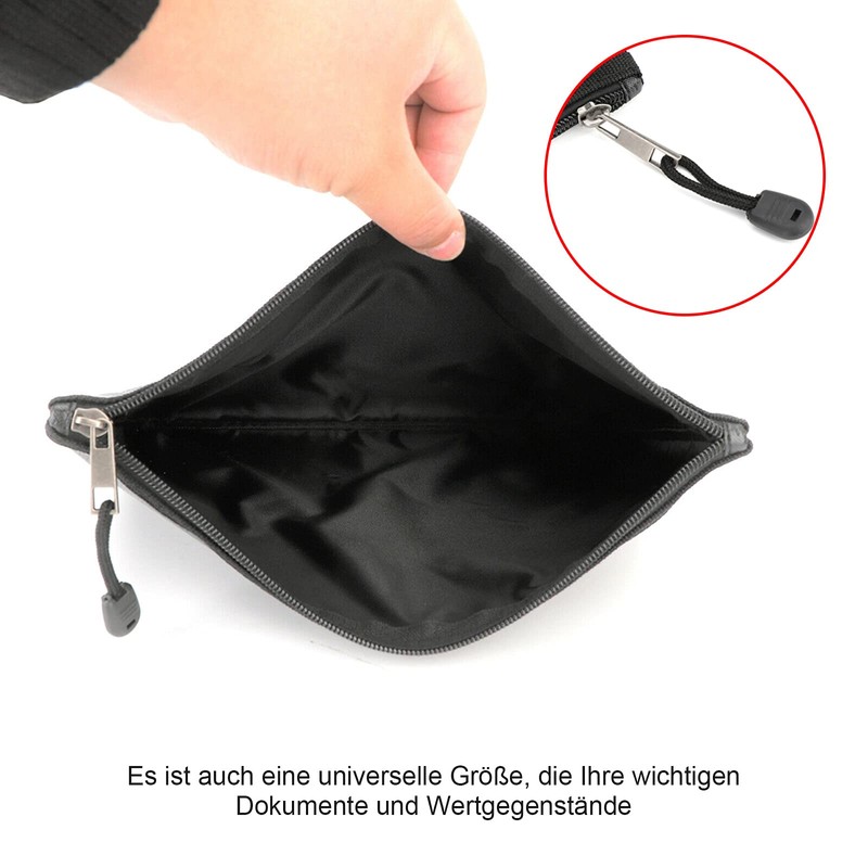 Pack of 2 Fireproof Bag 29 x 20 cm, Waterproof