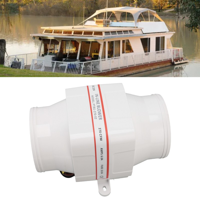 12v Electric In Line Blower ABS Shell Marine Boat in