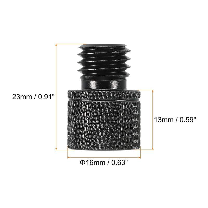 sourcing map 2 Pack Microphone Stand Adapter 1/4 Female x