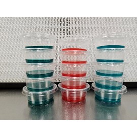 Booming Acres 70mm Potato Dextrose Yeast Colored Agar Cup 15 Pack | Premade Prepoured Sterile Agar Cups