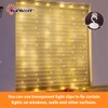 HXWEIYE Short Curtain Lights for Small Window, 3.3x5Ft USB Plug
