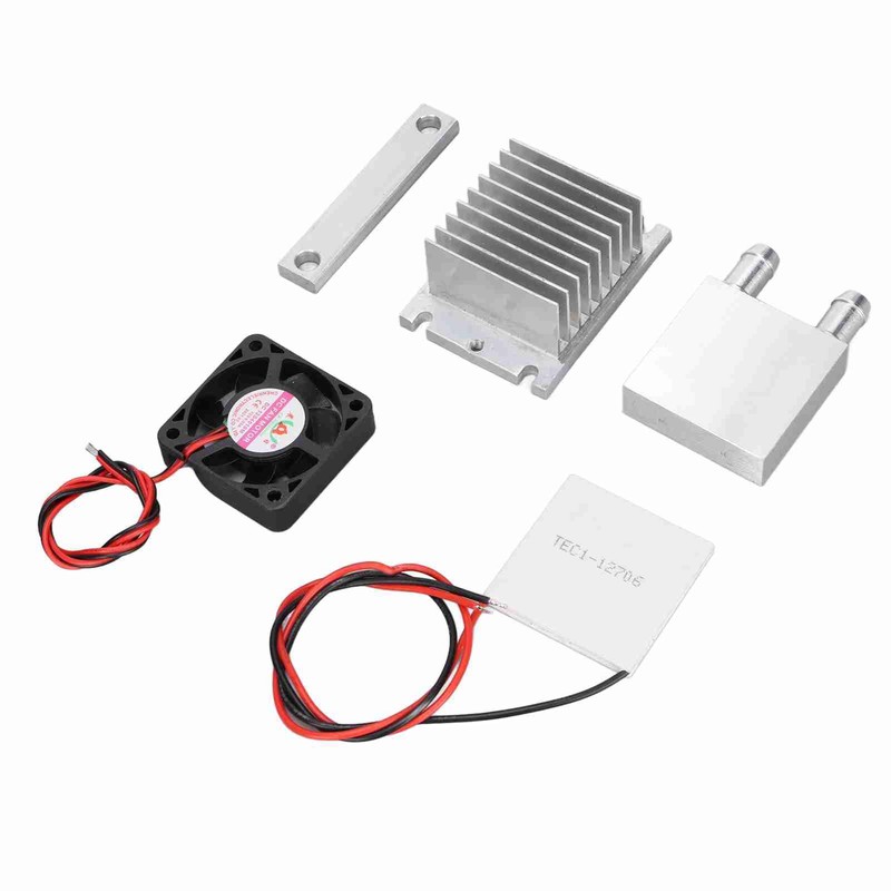 12V Thermoelectric Peltier Cooler Semiconductor Refrigeration Cooling Fan System Heatsink