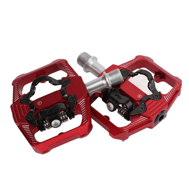 Dual Function Bicycle Pedal Flat Clipless Cleats 3 Sealed Bearings