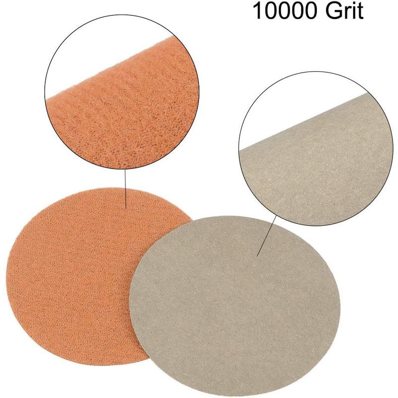 TOP-VIGOR 30Pcs 50mm Wet and Dry Sanding Discs, 10000 Grit