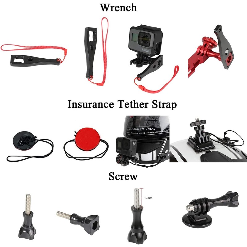Universal Action Camera Accessory Kit for GoPro Hero 11 10