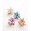 VINGTAINE H7549-WH- Hair Clip, Hair Clip, Flower, Mini, Petite, Cute