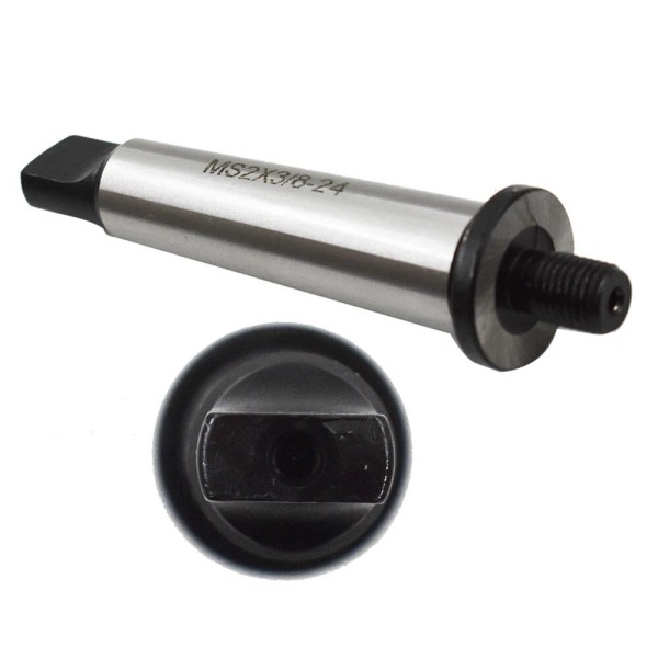 findmall 2MT Shank To 3/8"-24 Threaded Drill Chuck Arbor Morse