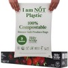 HOLY SCRAP! 100% Compostable Produce Freezer Bags 3 Gallon Size