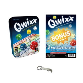 Qwixx Set + Qwixx Bonus + 1 EUR Blumie Bottle Opener (Qwixx + Bonus)