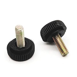 M4-0.7x10mm Thumb Screw Knobs Grip Thumb Screw Threaded Knurled Knobs Grip 10pcs