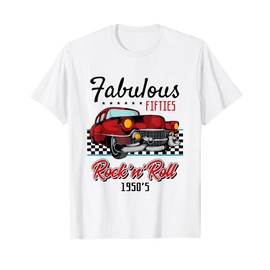 50s Rockabilly Vintage 1950s Clothing For Women Men Tshirt T-Shirt