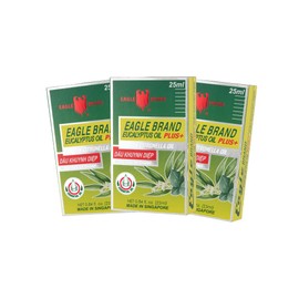 Eagle Brand Eagle Brand Eucalyptus Oil Plus+ with Citronella Oil 25ml (Pack of 3)